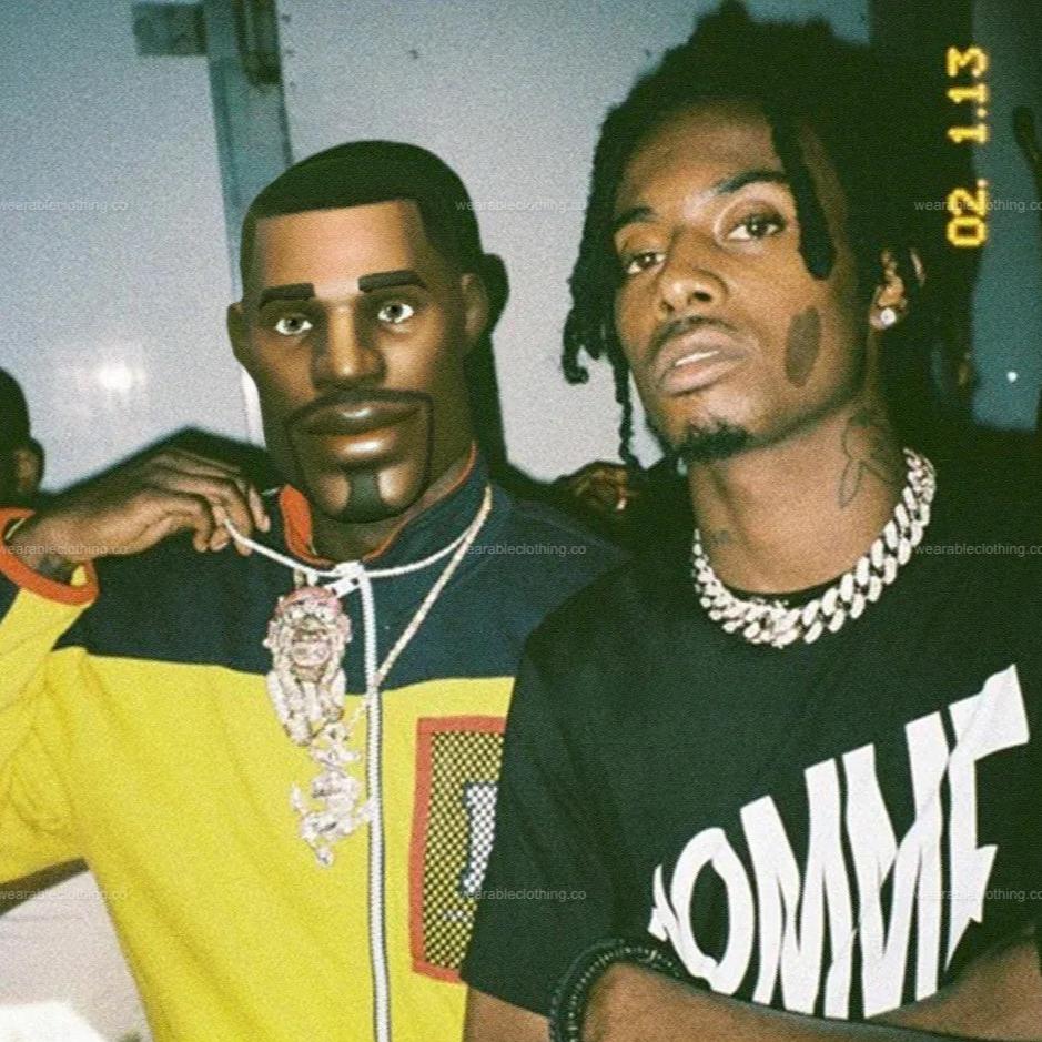 Design featuring Fortnite’s Sydney character replacing Lil Yachty.