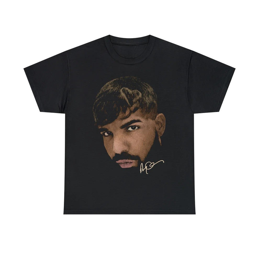Black T-shirt with Drake being zesty