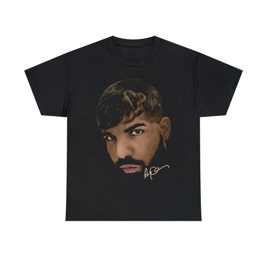 Black T-shirt with Drake being zesty