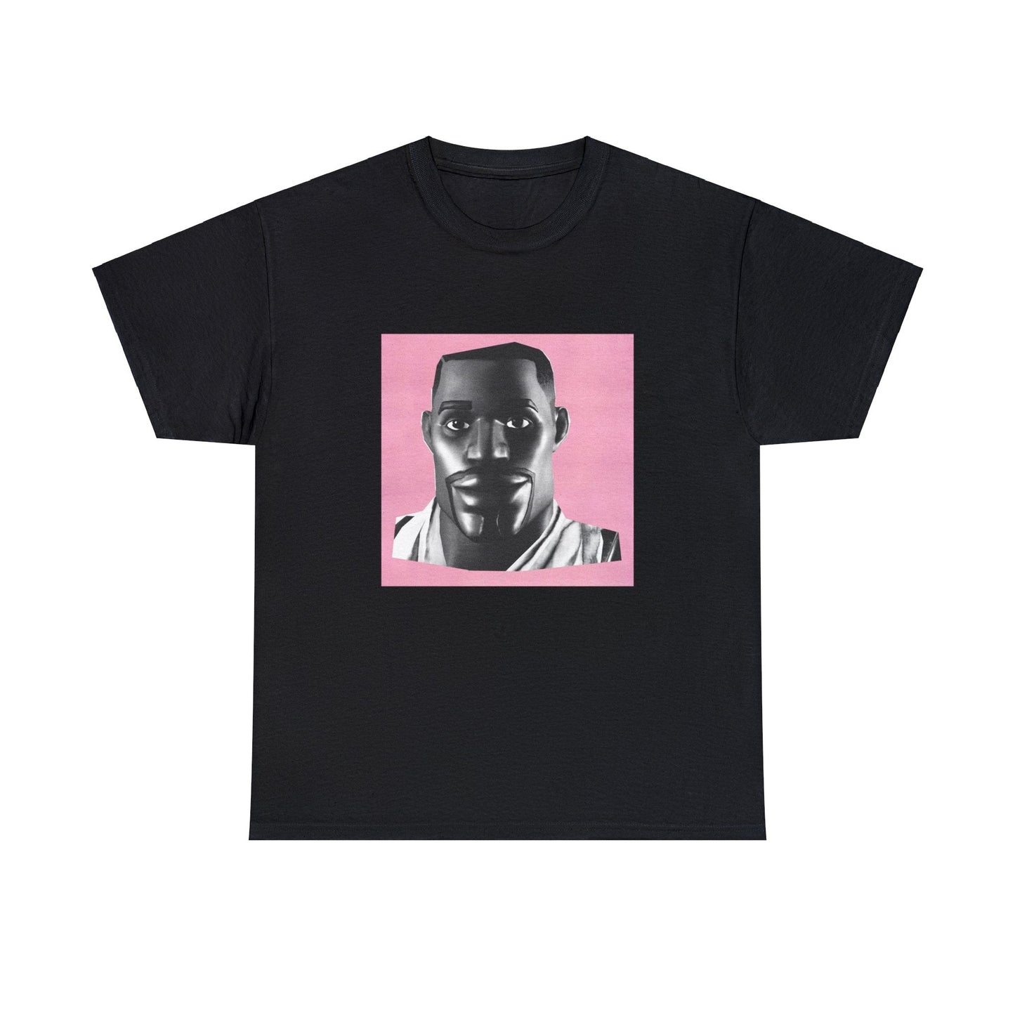 Black T-shirt with Fortnite’s default character on the cover of Tyler, The Creator’s album IGOR