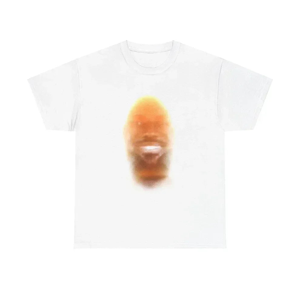 White T-shirt with Lebron James as sunshine