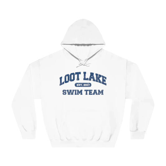 loot lake swim team hoodie