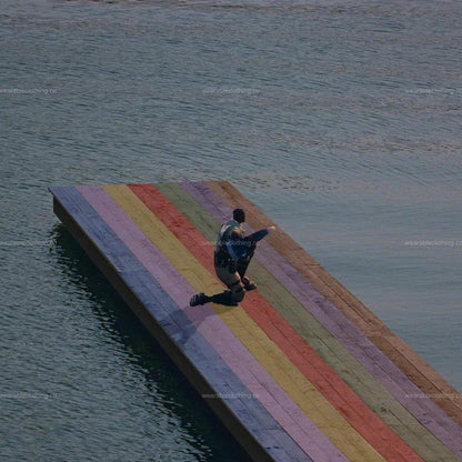 Black T-shirt with Fortnite’s default character on the cover of Baby Keem’s The Melodic Blue studio album