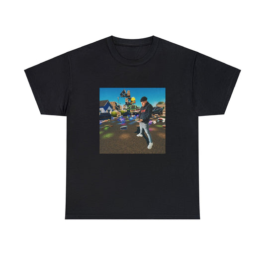 Black T-shirt with Yeat in Fortnite